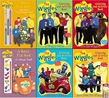 The Wiggles 6 Piece Activity Book Pack with Crayons