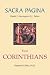 FIRST CORINTHIANS (Sacra Pagina Series)