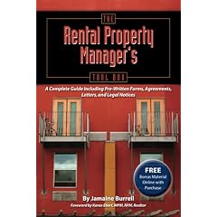 The Rental Property Managers Toolbox: A Complete Guide Including Pre-Written Forms, Agreements, Letters, And Legal Notices: With Companion CD-ROM