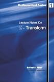 Lecture notes on Z-Transform