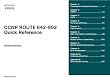 CCNP ROUTE 642-902 Quick Reference