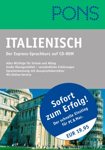 Screenshot von PONS Der Express-Sprachkurs Italienisch. CD-ROM für Windows NT 4.0 / (SP6a) / 98 SE/ 2000(SP 3). Mac OSX 10.3.4
