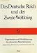 Das Deutsche Reich und der Zweite Weltkrieg, 10 Bde., Bd.5/1, Organisation und Mobilisierung des deutschen Machtbereichs