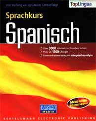 Screenshot von Sprachkurs Spanisch. CD- ROM für Windows 95/98/2000/ NT4. 20 Lektionen in sechs aufeinander aufbauenden Lerneinheiten
