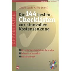Die 144 besten Checklisten zur sinnvollen Kostensenkung (Gebundene Ausgabe)