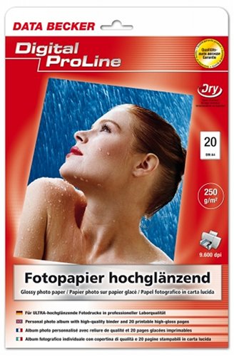 Projektoren: Photopapier hochgl�nzend ULTRA Digital Proline (20 Blatt A4; 255g/qm)