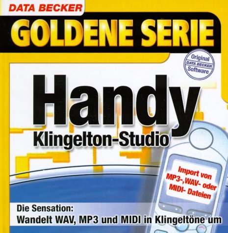 Heimkinosysteme: Handy Klingelton-Studio, 1 CD-ROM Import von MP3-, WAV- oder MIDI-Dateien