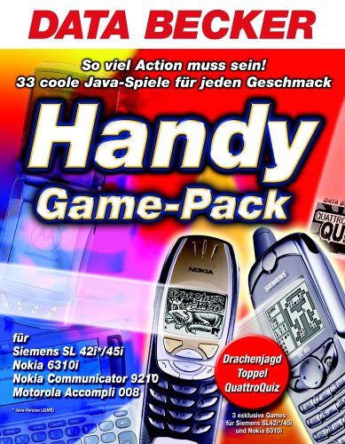 Heimkinosysteme: Handy Game-Pack, 1 CD-ROM F�r Siemens SL 42i/45i, Nokia 6310i, Nokia Communicator 9210, Motorola Accompli 008. F�r Windows 98/98SE/ME/NT4/2000/XP