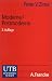 Moderne / Postmoderne. Gesellschaft, Philosophie, Literatur.