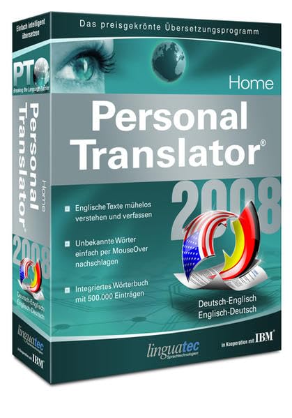 Projektoren: Personal Translator 2008 Home Deutsch - Englisch