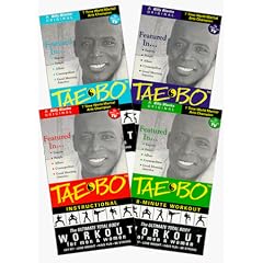 Tae-Bo Workout (SET OF 4: Basic, Instructional, Advanced, 8-minute Workout) [VHS]
