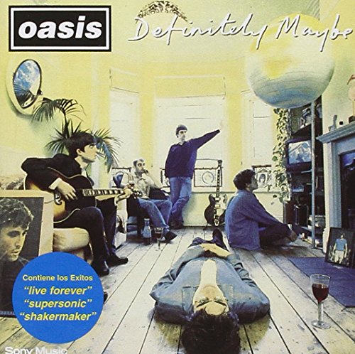 Definitely Maybe by Oasis album cover