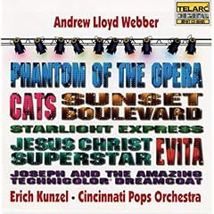 Erich Kunzel - Andrew Lloyd Webber (Phantom of the Opera, Cats, Evita, Sunset Boulevard, Jesus Christ Superstar, Starlight Express, Joseph and the Amazing Technicolor Dreamcoat) / Cincinnati Pops Orchestra