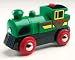 BRIO 33222 Wooden Railway System: Battery Powered Engine (with Autostop & Start)