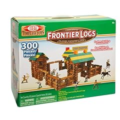 Frontier Logs Building Set with 20 Action Figures
