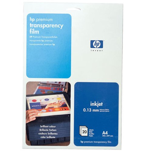 Heimkinosysteme: Hewlett Packard C3832A Transparentfolien, A4