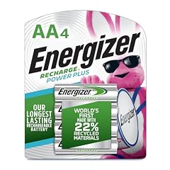 Energizer NH15BP-4 ACCU 2450mAh Rechargeable AA Batteries, 4-Count Package