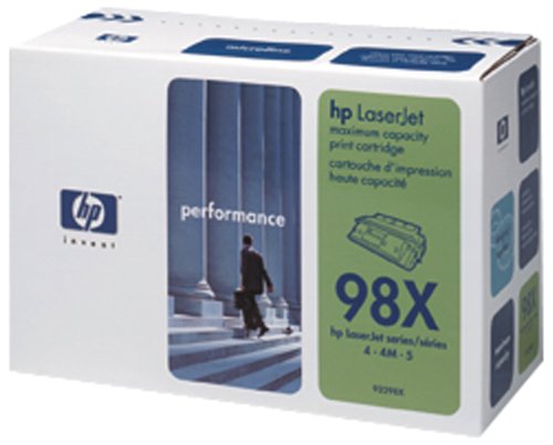 Heimkinosysteme: Hewlett Packard 92298X Hochleistungs-Druckkassette, schwarz (ca. 10900 Seiten gem. Dr. Grauert nach ECMA/132 ISO10561)