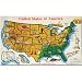 Large Wooden USA Map Capitals and States Puzzle