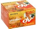 Sony 60min Premium MiniDV Tape - 5 Pack