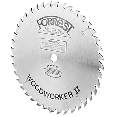 Forrest WW10407125 Woodworker II 10-Inch 40 Tooth ATB .125 Kerf Saw Blade with 5/8-Inch Arbor