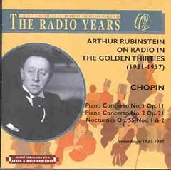Arthur Rubinstein on Radio in The Golden Thirties (1931-1937)