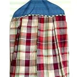 NoJo Vintage Plaid Diaper Stacker