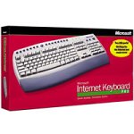 MP3 Player: Microsoft Internet Keyboard Pro Tastatur USB 105 Tasten MS W95 UK +19 Tasten Weiss