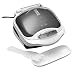 George Foreman GR10ABW Champ Grill with Bun Warmer, White