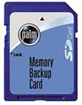 Projektoren: Palm SD Backup Card f�r Palm m500 / m505 / m515 / m125 / m130