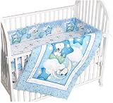 Sleepytime Baby Snoopy 3 Piece Crib Bedding Set