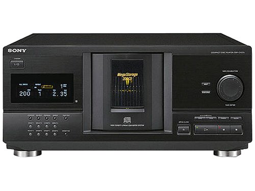 Festplatten: Sony CDP-CX235 200-fach CD-Wechsler schwarz