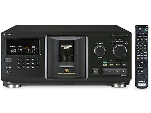 Festplatten: Sony CDP-CX335 300-fach CD-Wechsler schwarz
