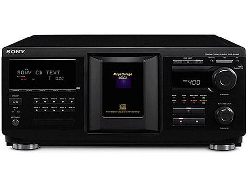 Festplatten: Sony CDP-CX450 400-fach CD-Wechsler schwarz