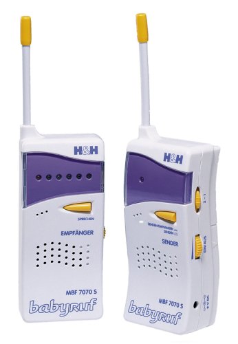 Heimkinosysteme: H&H MBF 7070 S mobiler 2-Kanal-Babyruf mit Wechselsprecheinrichtung