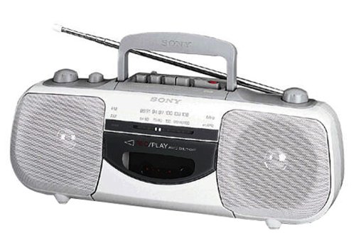 Festplatten: Sony CFS-E14L/W tragbarer Radiorekorder wei�