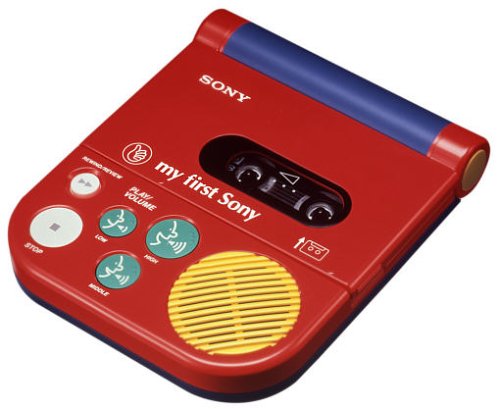 MP3 Player: my first Sony TPM-8050 tragbares Kassetten-Radio kunterbunt