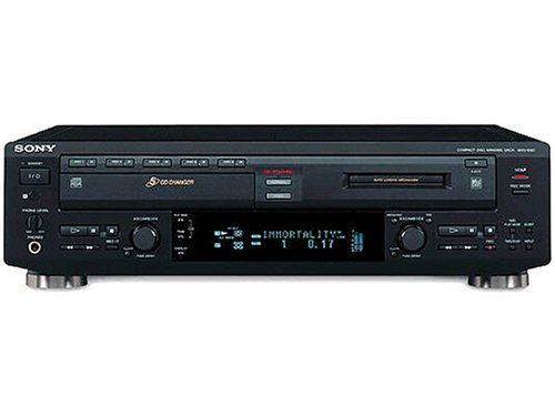 Festplatten: Sony MXD-D5C 5-fach CD-/MD-Copystation schwarz