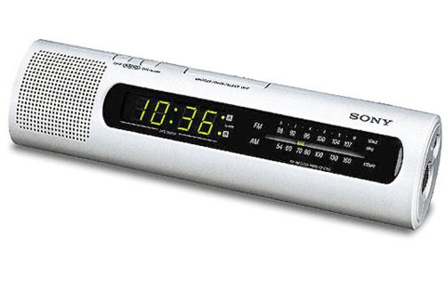 Festplatten: Sony ICF-C760 Uhrenradio silber