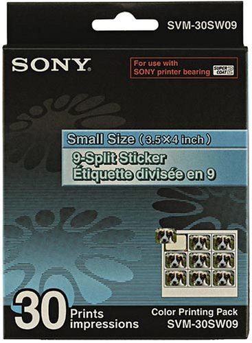 Festplatten: Sony SVM-30SW09 Spezialpapier f�r Fotodrucker