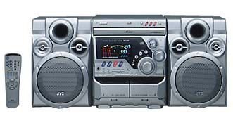 Telekommunikation: JVC MX-K 5R Kompaktanlage silber