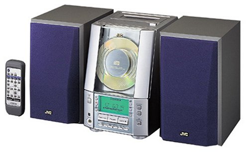 Telekommunikation: JVC UX-V 10SL Kompaktanlage silbergrau