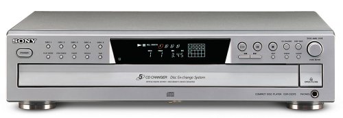 Festplatten: Sony CDP-CE375/S 5-fach-CD-Wechsler silber