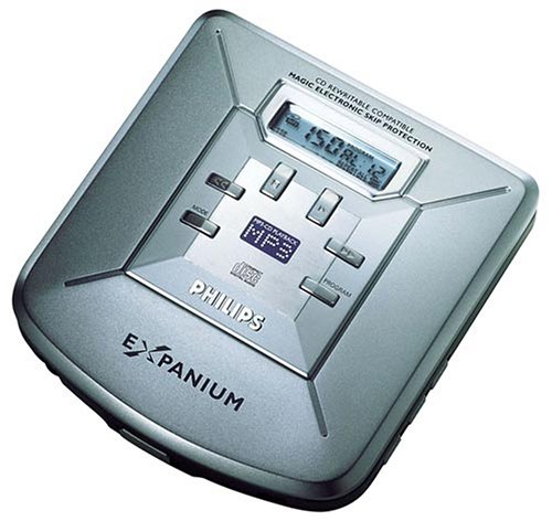 Projektoren: Philips eXpanium EXP 101 tragbarer MP3-CD-Player silber