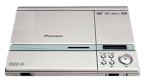 Projektoren: Pioneer PDV-20 tragbarer DVD-Player silber