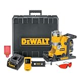 Dewalt DW073KD 1/4-Inch at 100 Feet Manual Level 9.6-Volt to 18-Volt Ni-Cad Cordless Interior/Exterior Rotary Laser Kit