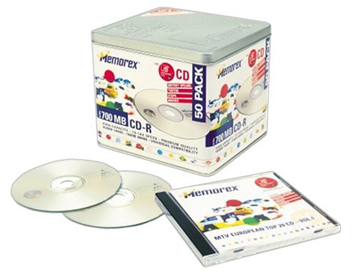 MP3 Player: Memorex CD-R 80 700MB 50 CD