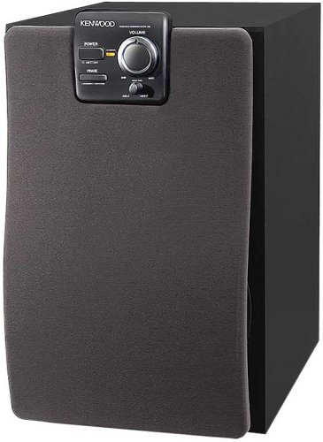 Kompaktanlagen: Kenwood SW-305 Aktiv-Subwoofer schwarz