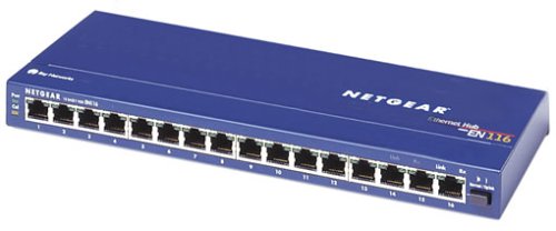 Notebooks: Netgear EN116GE Ethernet Hub mit 16 Ports