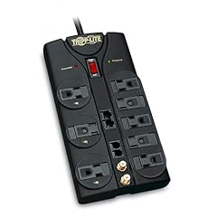 Tripp Lite TLP810NET Protect It! Surge Protector/Suppressor 8 outlets (3 Transformers) 10ft Cord 3690 Joules